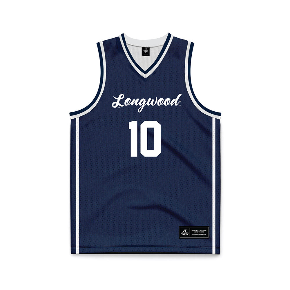 Longwood - NCAA Men's Basketball : Gerald Burr - Basketball Jersey-0