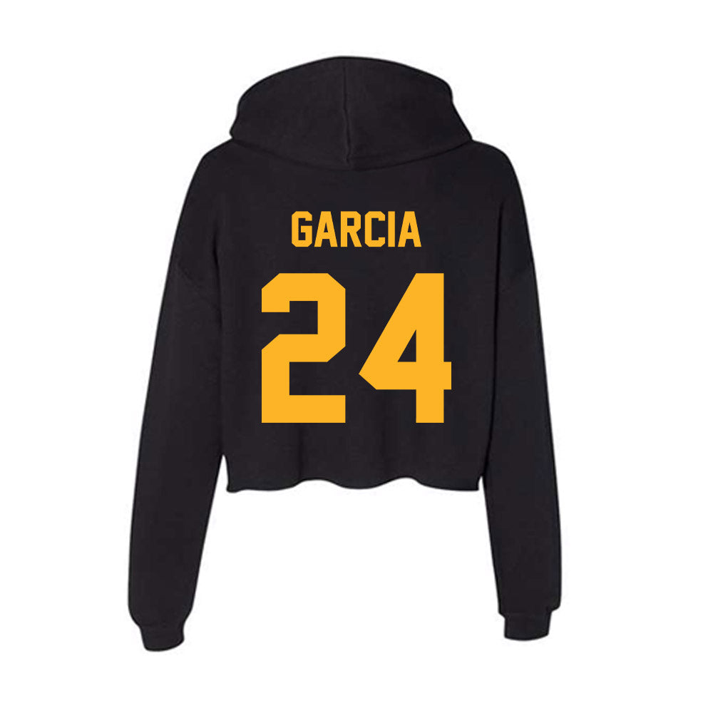 Humboldt State - NCAA Softball : Gaige Garcia - Women's Crop Fleece Hoodie-1