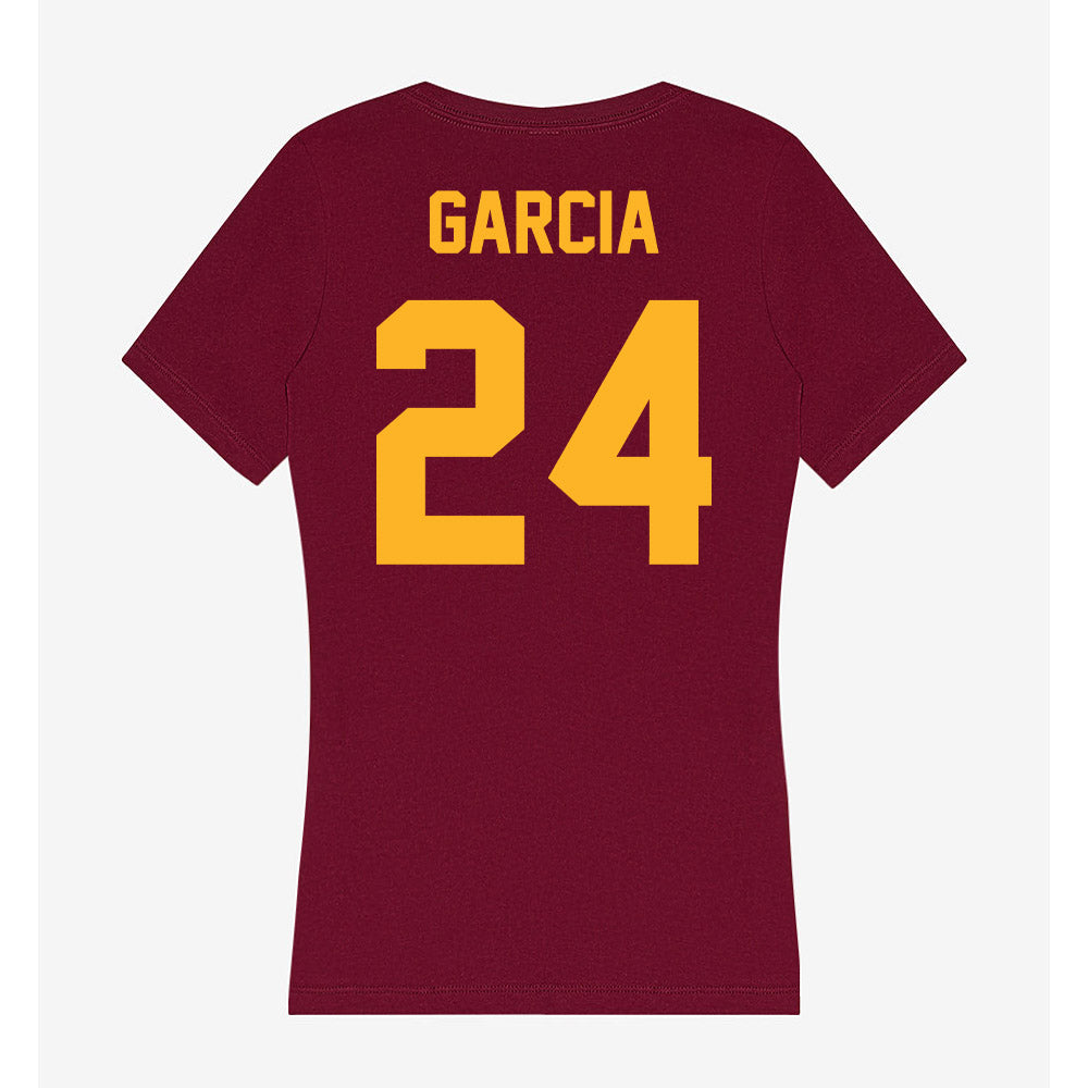 Humboldt State - NCAA Softball : Gaige Garcia - Women's V-Neck T-Shirt-1