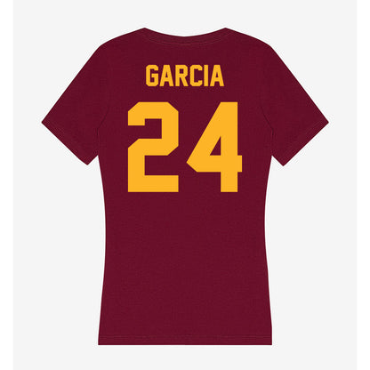 Humboldt State - NCAA Softball : Gaige Garcia - Women's V-Neck T-Shirt-1