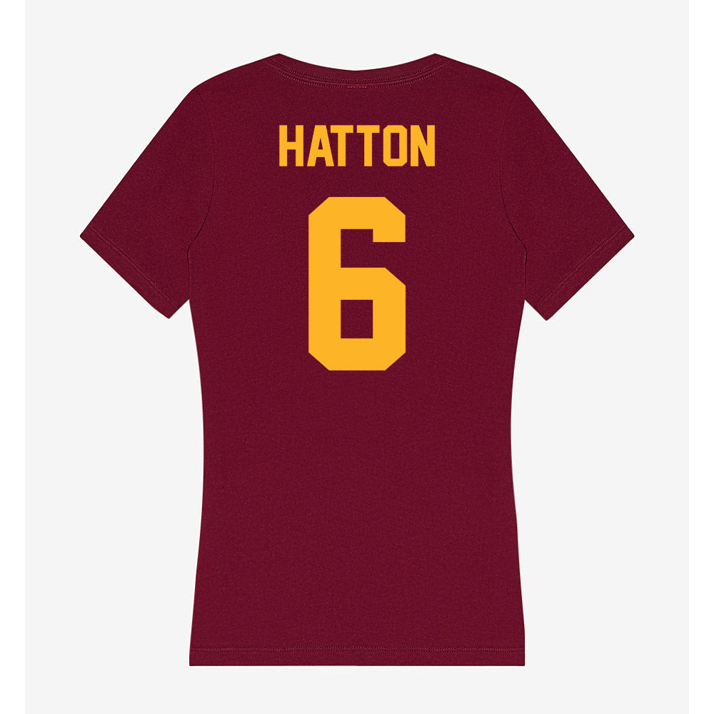 Humboldt State - NCAA Softball : Mason Hatton - Women's V-Neck T-Shirt-1