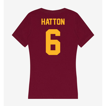 Humboldt State - NCAA Softball : Mason Hatton - Women's V-Neck T-Shirt-1