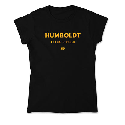 Humboldt State - NCAA Women's Track & Field : Nayeli Huynh - Soft Style Women’s T-Shirt-0