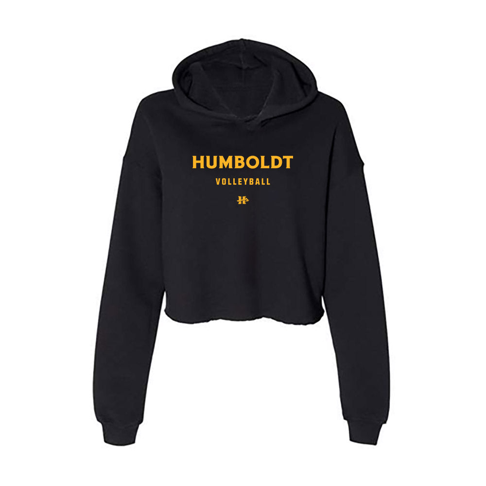 Humboldt State - NCAA Women's Volleyball : Tatyana Jennings - Women's Crop Fleece Hoodie-0