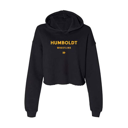 Humboldt State - NCAA Wrestling : Jayson Victoria - Women's Crop Fleece Hoodie-0