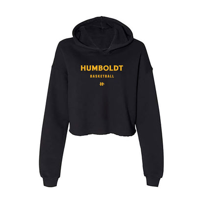 Humboldt State - NCAA Women's Basketball : Kyori Lloyd - Women's Crop Fleece Hoodie-0
