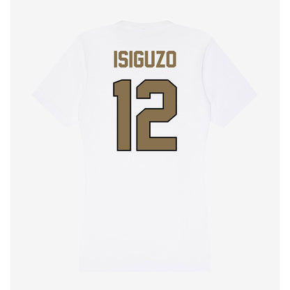 Bryant - NCAA Football : Samuel Isiguzo - Women's V-Neck T-Shirt-1