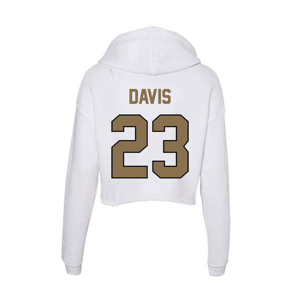 Bryant - NCAA Women's Basketball : Giselle Davis - Women's Crop Fleece Hoodie-1