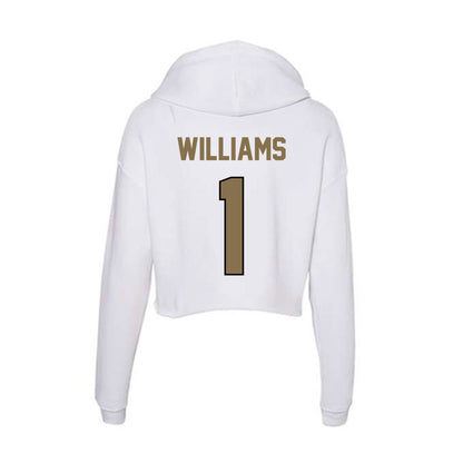 Bryant - NCAA Football : Keylijah Williams - Women's Crop Fleece Hoodie-1