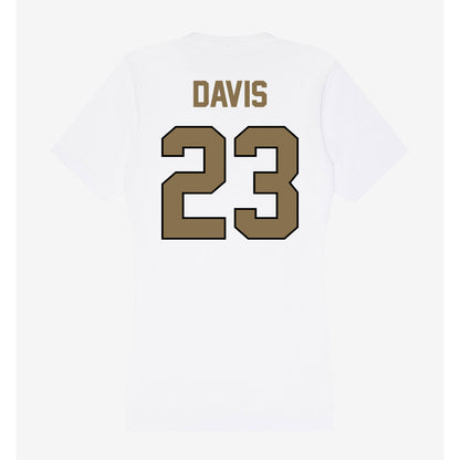 Bryant - NCAA Women's Basketball : Giselle Davis - Women's V-Neck T-Shirt-1