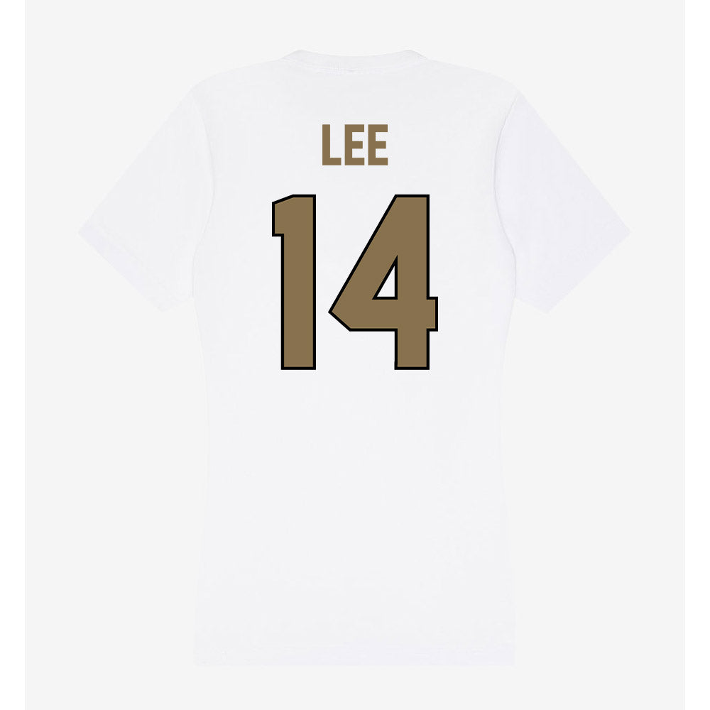 Bryant - NCAA Softball : Jaelynn Lee - Women's V-Neck T-Shirt-1