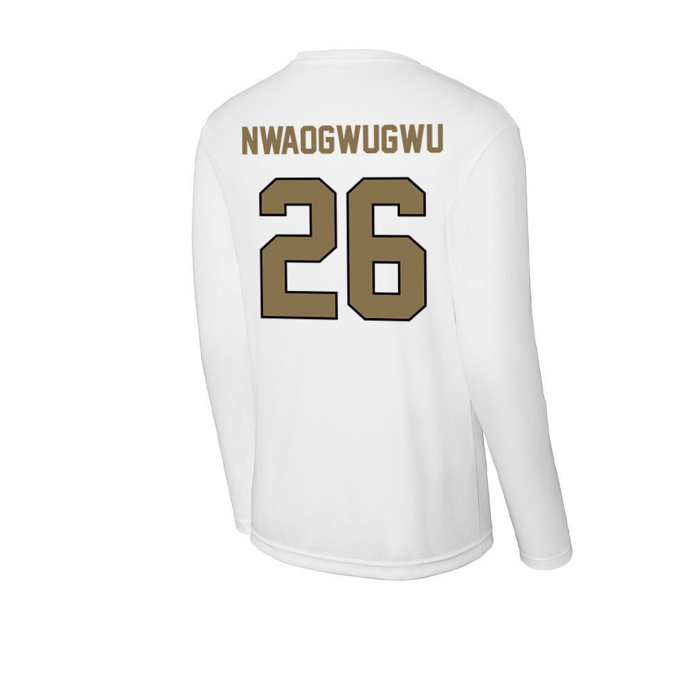Bryant - NCAA Football : Michael Nwaogwugwu - Activewear Long Sleeve T-Shirt-1