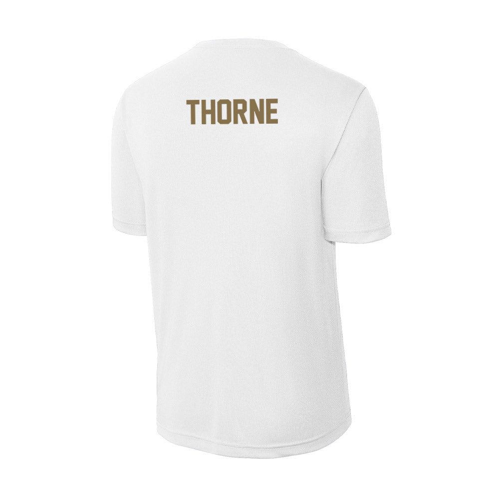 Bryant - NCAA Men's Track & Field : Aidan Thorne - Activewear T-Shirt-1