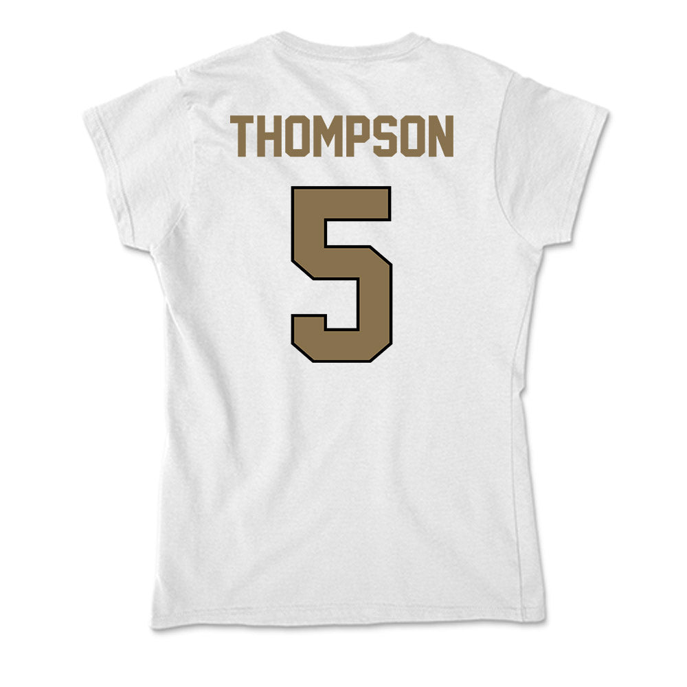Bryant - NCAA Softball : Teagan Thompson - Soft Style Women’s T-Shirt-1