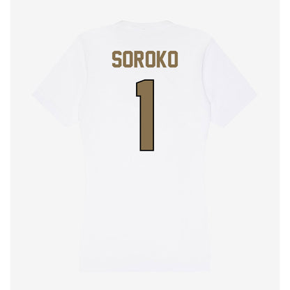 Bryant - NCAA Baseball : Cameron Soroko - Women's V-Neck T-Shirt-1