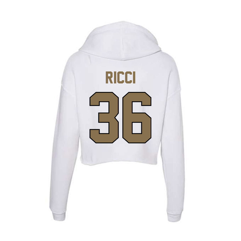 Bryant - NCAA Women's Lacrosse : Hope Ricci - Women's Crop Fleece Hoodie-1