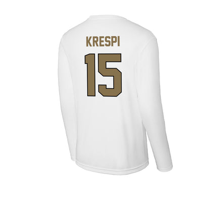 Bryant - NCAA Men's Soccer : Ilay Krespi - Activewear Long Sleeve T-Shirt-1