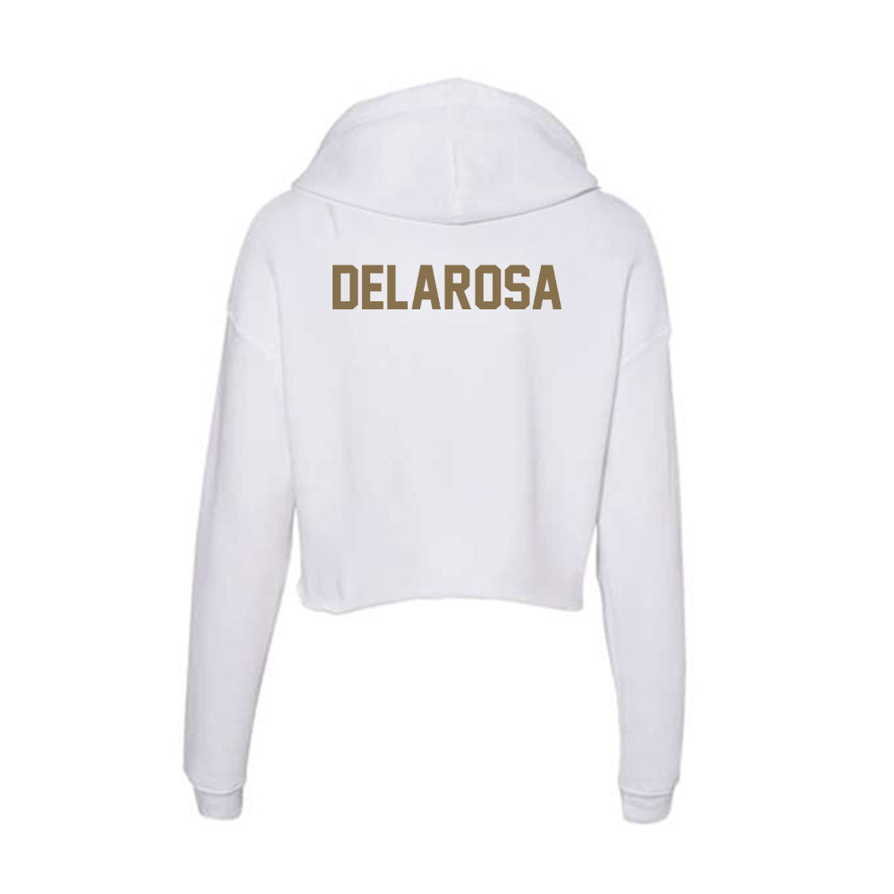 Bryant - NCAA Women's Track & Field : Tishany delarosa - Women's Crop Fleece Hoodie-1