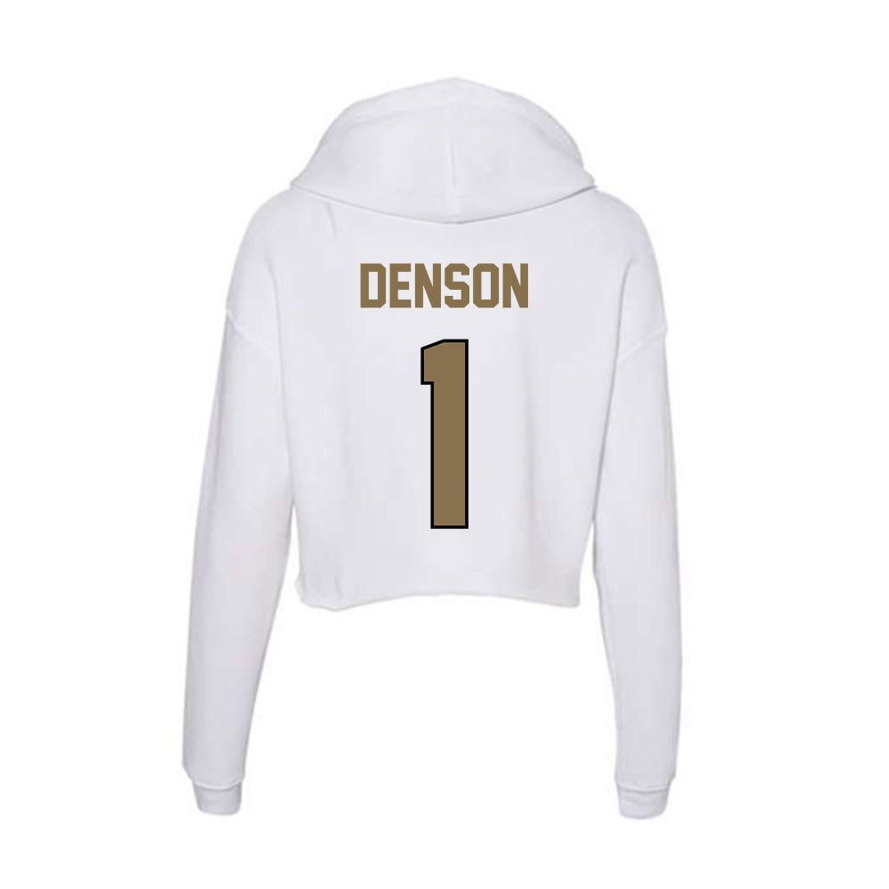 Bryant - NCAA Women's Lacrosse : Sydnee Denson - Women's Crop Fleece Hoodie-1