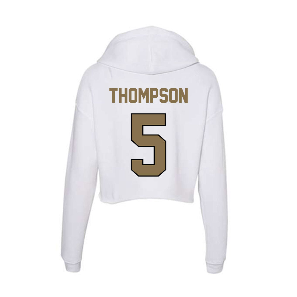 Bryant - NCAA Softball : Teagan Thompson - Women's Crop Fleece Hoodie-1