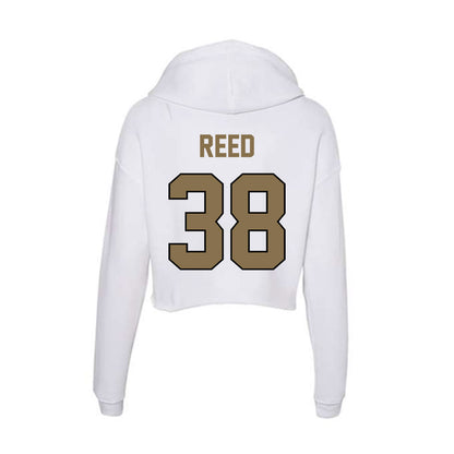 Bryant - NCAA Football : Marcel Reed - Women's Crop Fleece Hoodie-1