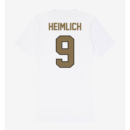 Bryant - NCAA Men's Lacrosse : Erik Heimlich - Women's V-Neck T-Shirt-1