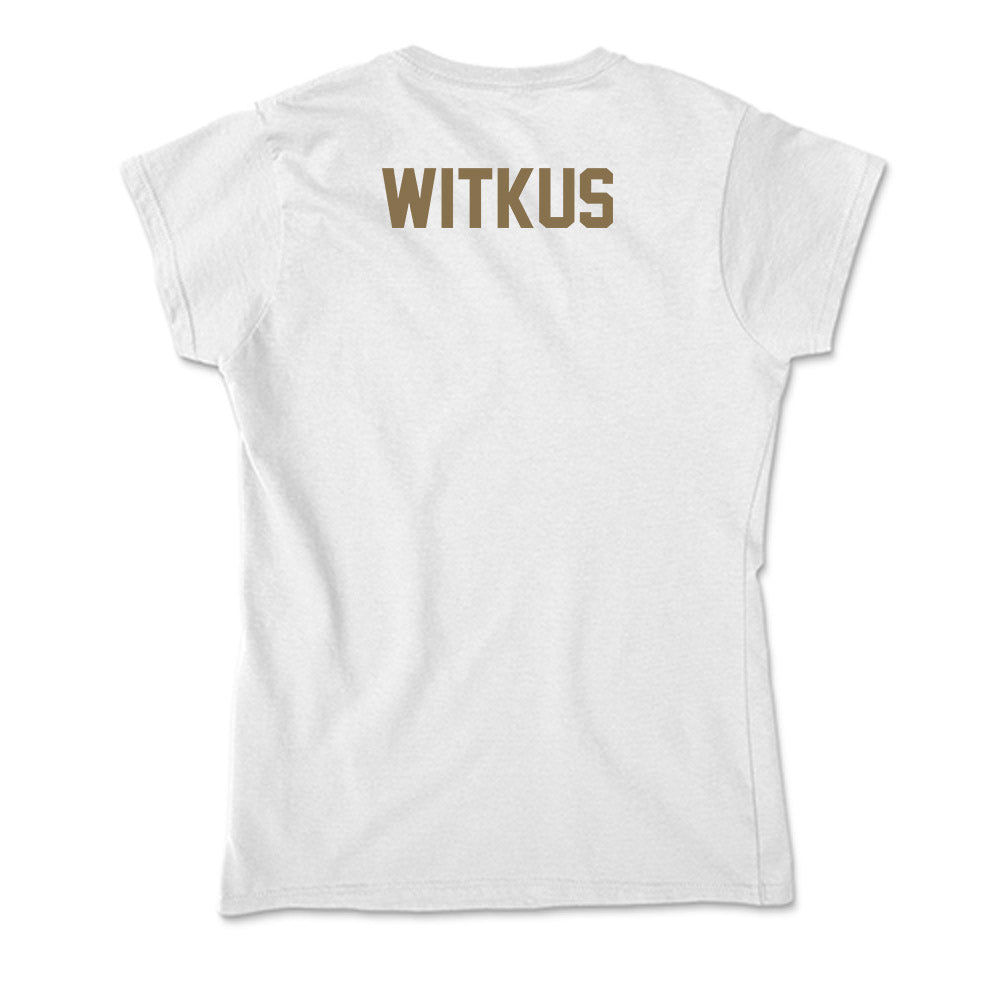 Bryant - NCAA Women's Swimming & Diving : Amanda Witkus - Soft Style Women’s T-Shirt-1