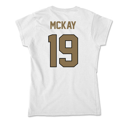 Bryant - NCAA Men's Lacrosse : Quinn McKay - Soft Style Women’s T-Shirt-1