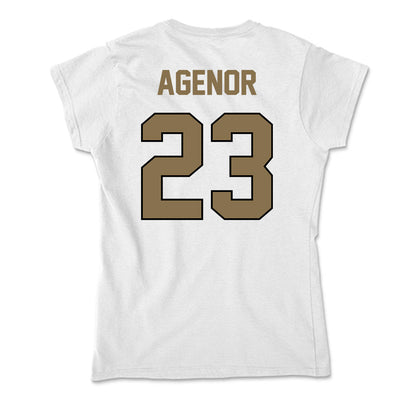 Bryant - NCAA Football : Kendrick Agenor - Soft Style Women’s T-Shirt-1