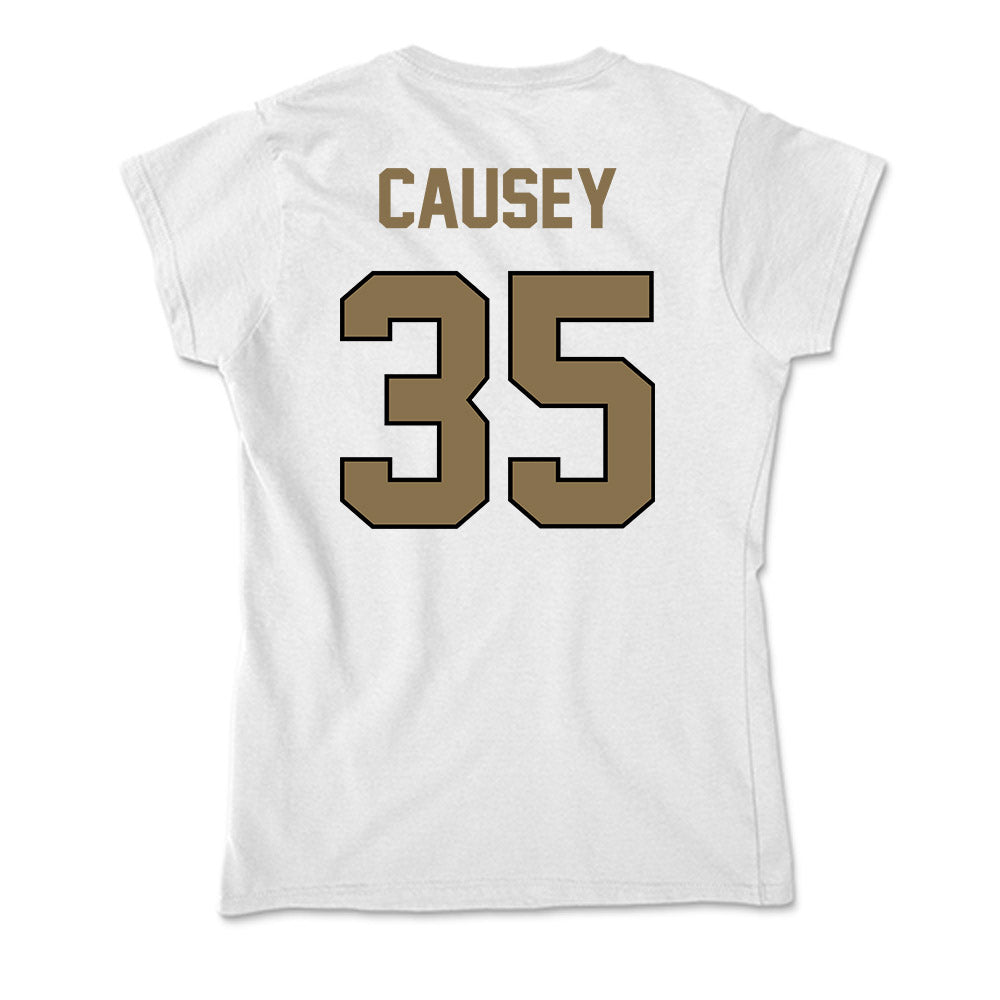 Bryant - NCAA Men's Soccer : Eric Causey - Soft Style Women’s T-Shirt-1