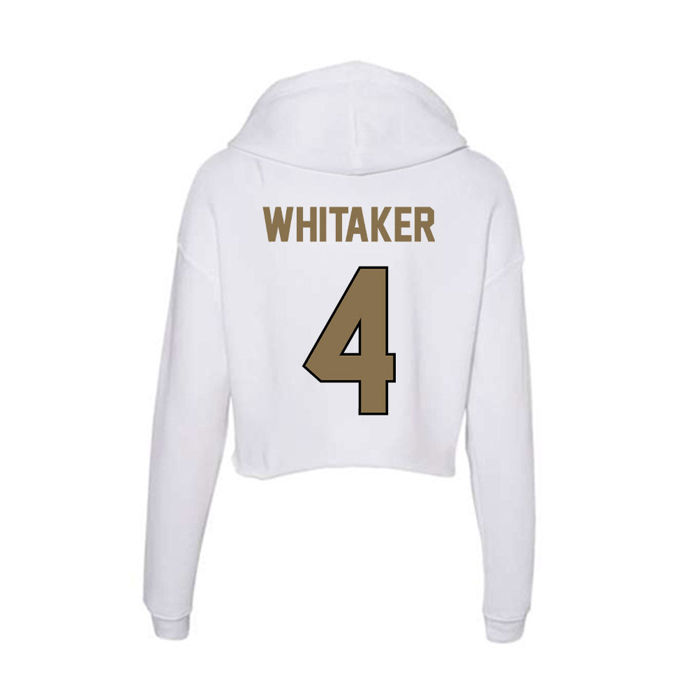 Bryant - NCAA Softball : Keeley Whitaker - Women's Crop Fleece Hoodie-1