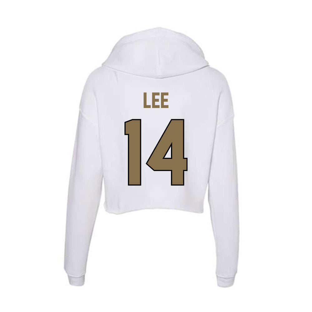 Bryant - NCAA Softball : Jaelynn Lee - Women's Crop Fleece Hoodie-1