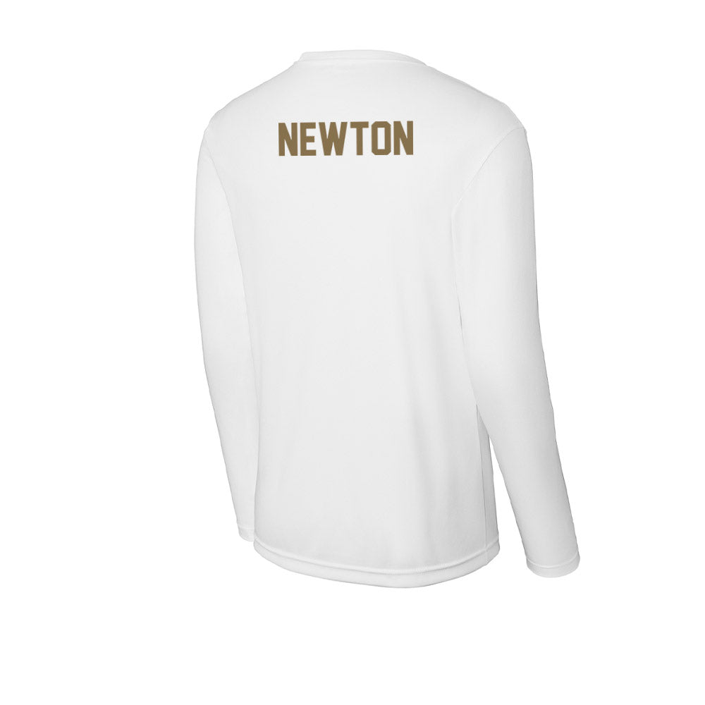 Bryant - NCAA Men's Swimming & Diving : Arthur Newton - Activewear Long Sleeve T-Shirt-1