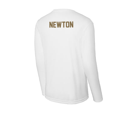 Bryant - NCAA Men's Swimming & Diving : Arthur Newton - Activewear Long Sleeve T-Shirt-1