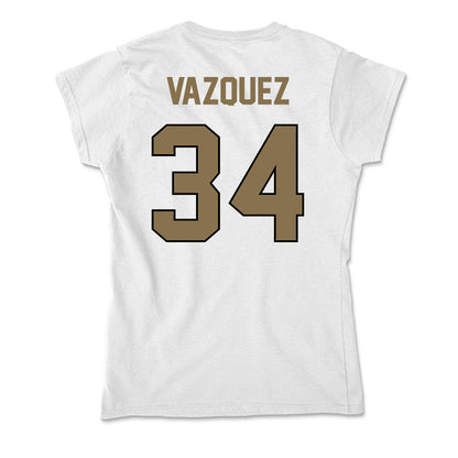 Bryant - NCAA Baseball : Alejandro Vazquez - Soft Style Women’s T-Shirt-1