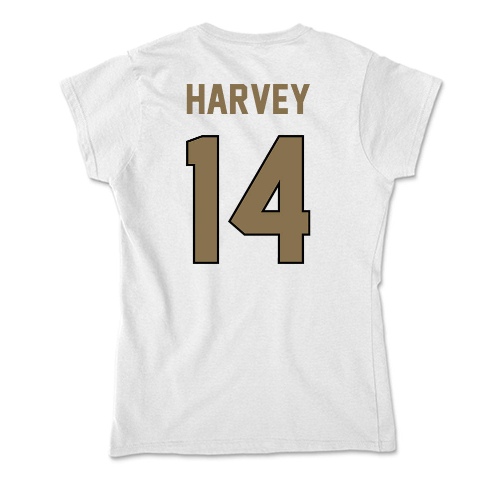 Bryant - NCAA Men's Basketball : Keegan Harvey - Soft Style Women’s T-Shirt-1