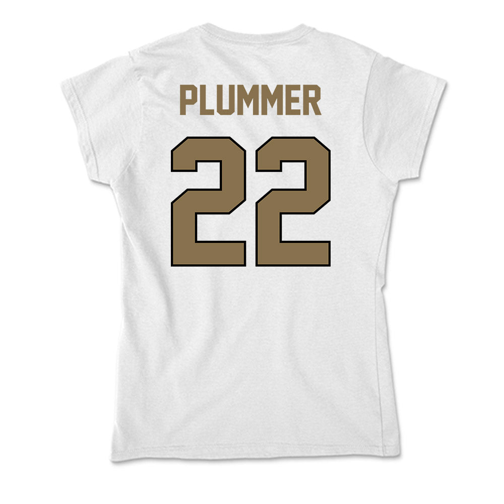 Bryant - NCAA Softball : Saydee Plummer - Soft Style Women’s T-Shirt-1