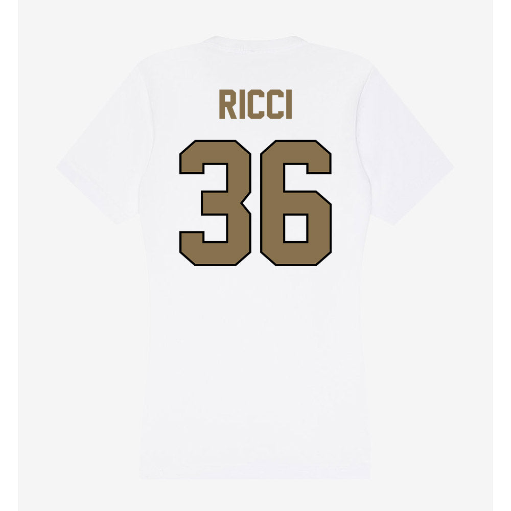 Bryant - NCAA Women's Lacrosse : Hope Ricci - Women's V-Neck T-Shirt-1