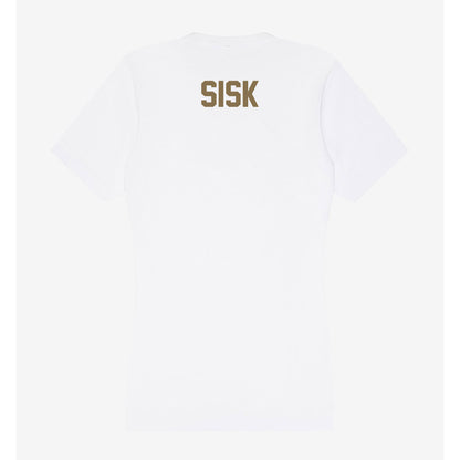Bryant - NCAA Women's Swimming & Diving : Colleen Sisk - Women's V-Neck T-Shirt-1