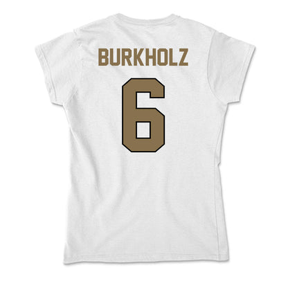 Bryant - NCAA Baseball : Max Burkholz - Soft Style Women’s T-Shirt-1