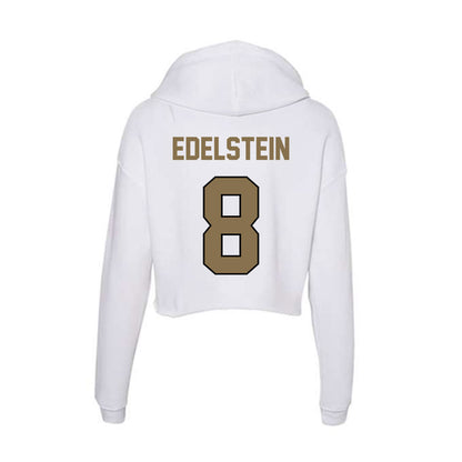 Bryant - NCAA Women's Soccer : Lucia Edelstein - Women's Crop Fleece Hoodie-1