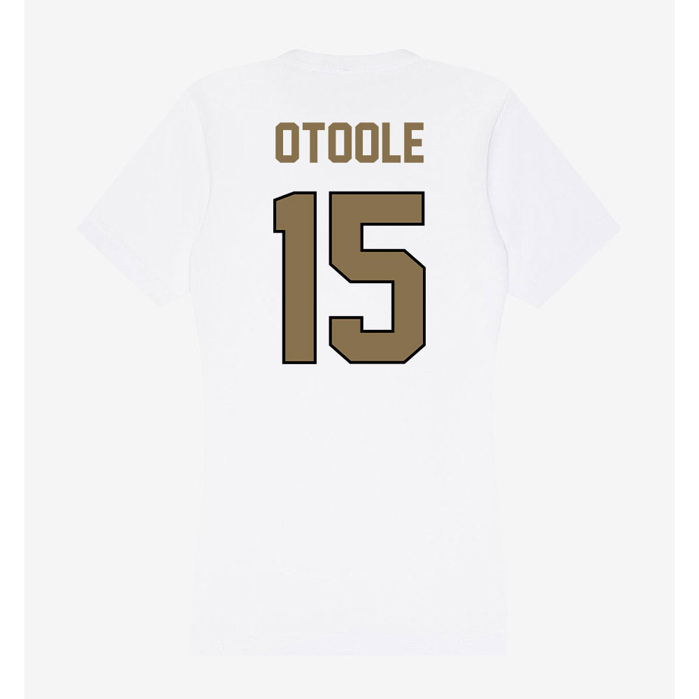 Bryant - NCAA Football : Owen OToole - Women's V-Neck T-Shirt-1
