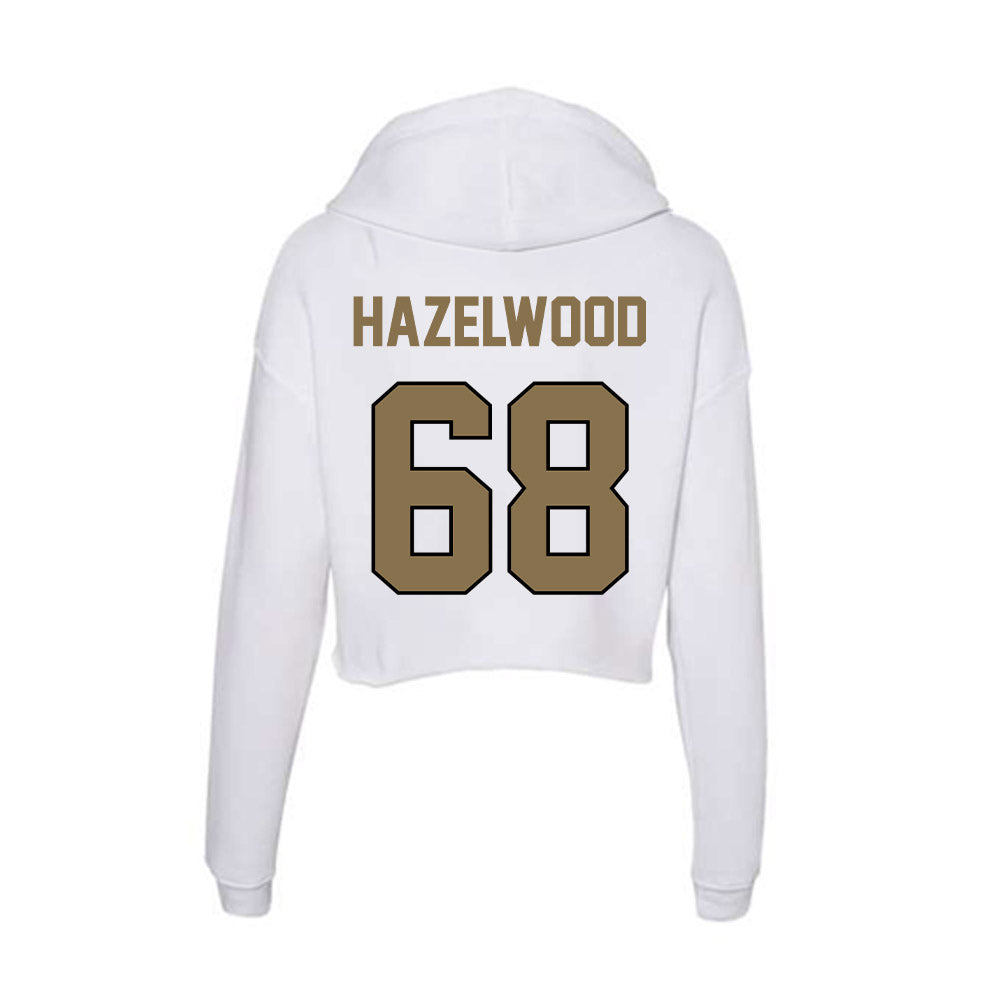 Bryant - NCAA Football : Jayden Hazelwood - Women's Crop Fleece Hoodie-1