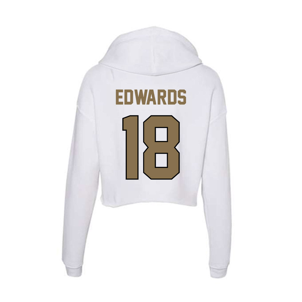 Bryant - NCAA Women's Soccer : Grayson Edwards - Women's Crop Fleece Hoodie-1
