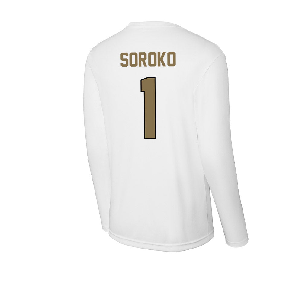Bryant - NCAA Baseball : Cameron Soroko - Activewear Long Sleeve T-Shirt-1