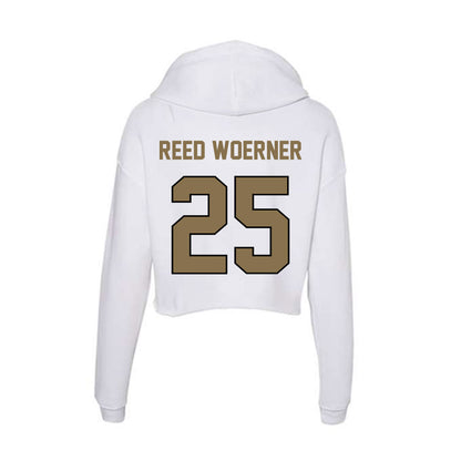 Bryant - NCAA Men's Basketball : Reed Woerner Reed Woerner - Women's Crop Fleece Hoodie-1