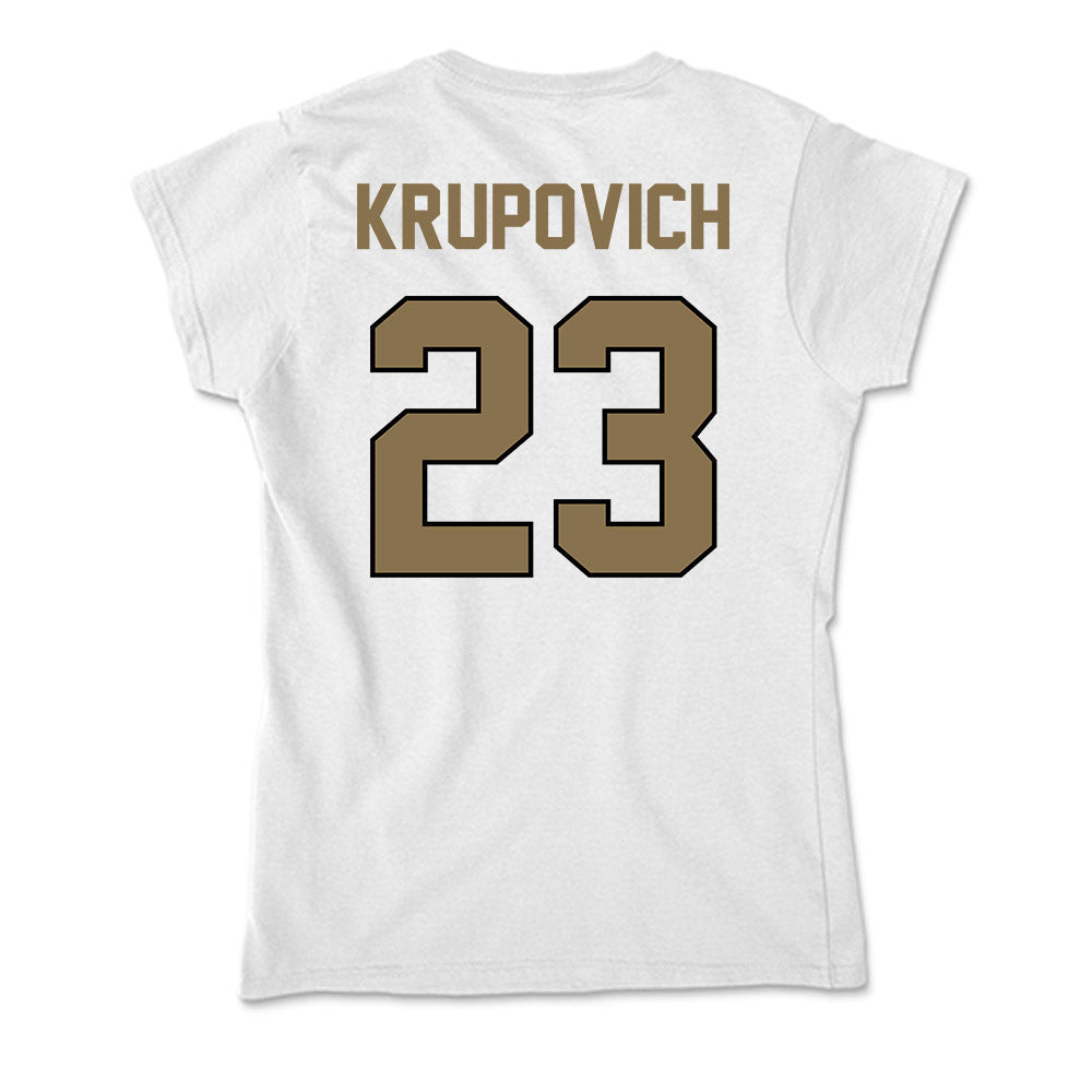 Bryant - NCAA Softball : Zoie Krupovich - Soft Style Women’s T-Shirt-1