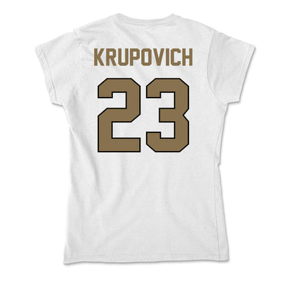 Bryant - NCAA Softball : Zoie Krupovich - Soft Style Women’s T-Shirt-1