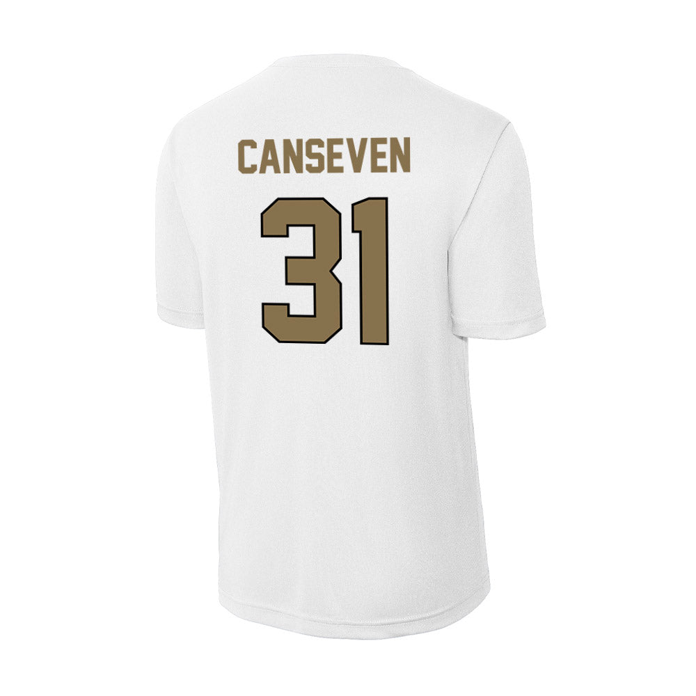 Bryant - NCAA Women's Soccer : Emily Canseven - Activewear T-Shirt-1
