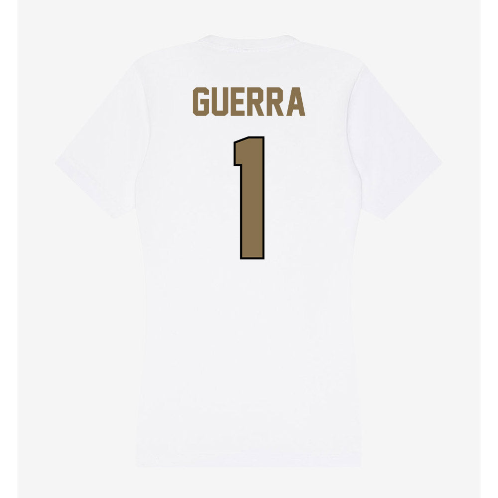 Bryant - NCAA Women's Basketball : Jaida Guerra - Women's V-Neck T-Shirt-1